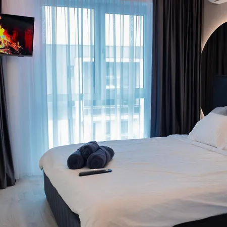 2-level Luxury 1-bedroom Duplex With Balcony Near Promenada Mall Апартаменти Бухарест