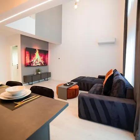 2-level Luxury 1-bedroom Duplex With Balcony Near Promenada Mall Бухарест